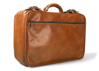 Antique or retro luggage or suitcase for travel