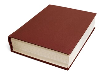 Huge old brown bible book