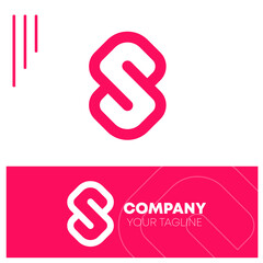 Letter S Unique Minimalistic Logo Design