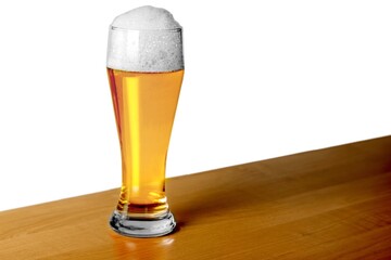 The Big glass alcohol beer