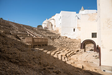 Roman theater of Cadiz, Andalusia, Spain