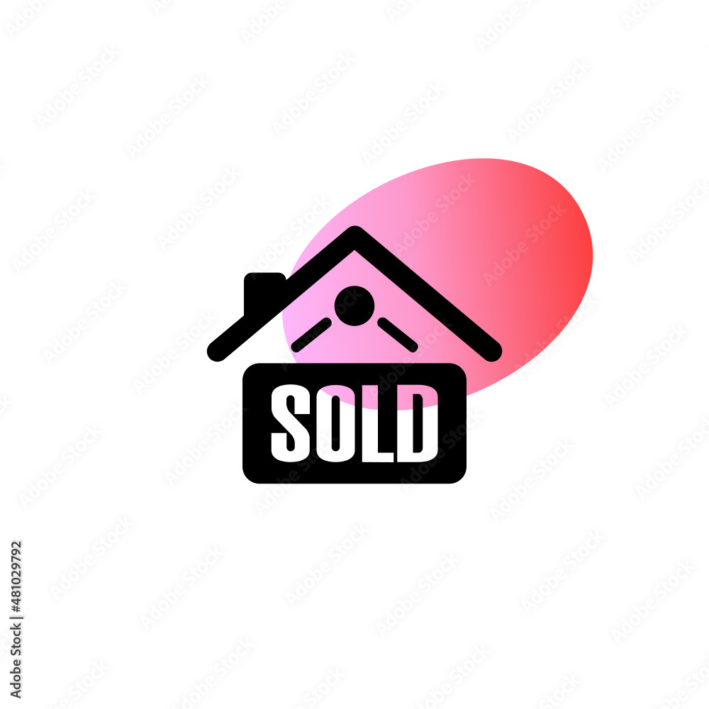 Sticker home sold sign