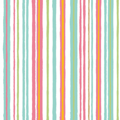 Seamless pattern with vertical stripes in pastel colors.
