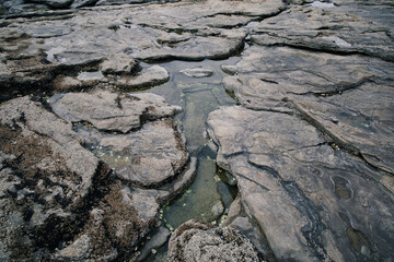 Geological topography formed by volcanic activity