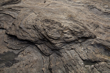 Geological topography formed by volcanic activity