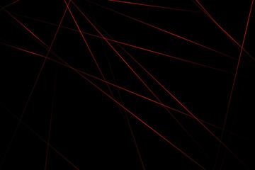 Abstract black with red lines, triangles background modern design. Vector illustration EPS 10.