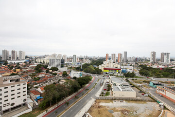 Fototapeta premium Vista da cidade de Taubaté no interior do Estado de São Paulo no Brasil