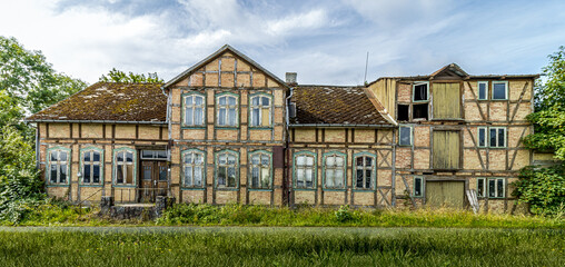 old abandoned building - lost place in Wendland