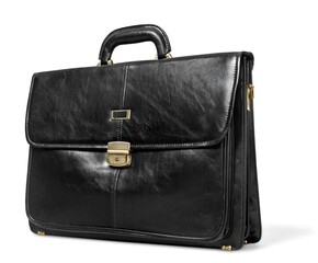 Beautiful new black business briefcase