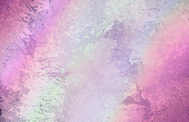 abstract textured holographic watercolor background with paint strokes and layers, elegant iridescent grunge texture, cover design template with space for text, interior poster, interior decoration