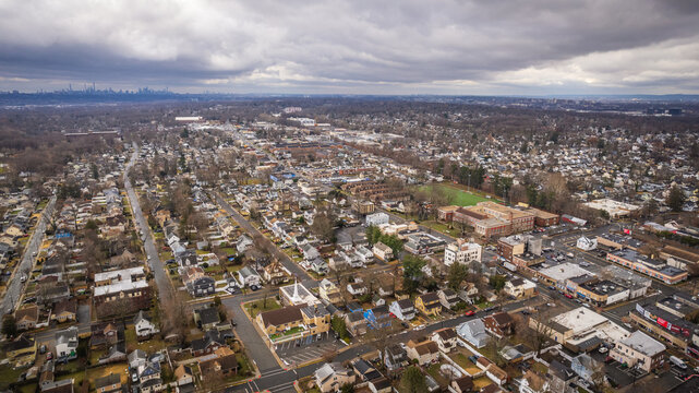 Aerial Drone of Bergenfield New Jersey
