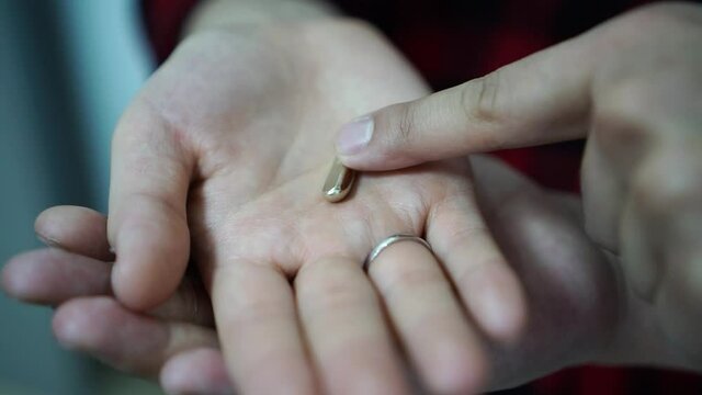 jeweler makes a ring. processing of jewelry. Jewelry repair shop. Master jeweler makes gold jewelry. Polishing the gold ring. Jewelry workshop. Gold ornament. Wedding ring