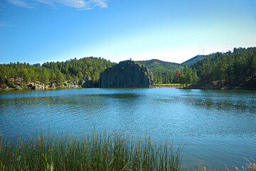 lake in the mountains