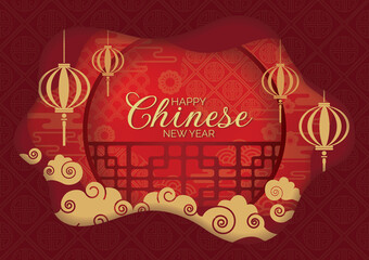 chinese new year banner design for website banner