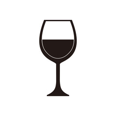 wine glass icon vector illustration