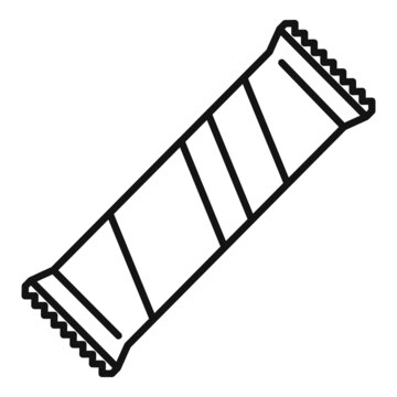 recommend clip art: Fast snack bar icon outline vector. Healthy granola