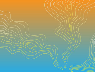 Abstract background with granite or ceramic pattern with orange-blue color gradation