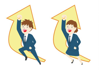 スタートするイメージのビジネスマン 01