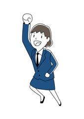 スタートするイメージのビジネスマン 12