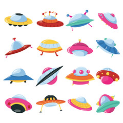Cartoon UFO Set