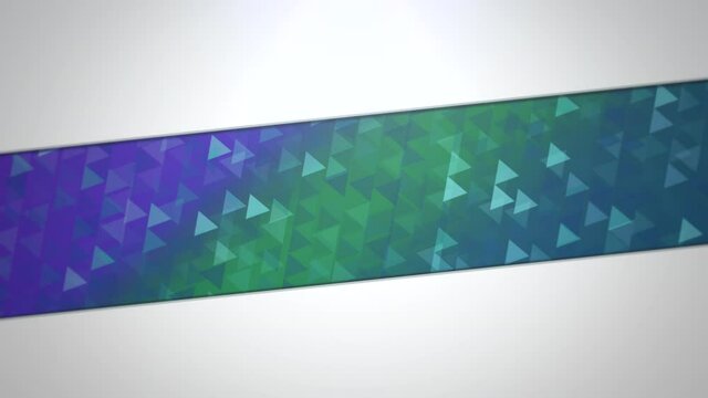 Green and blue triangles pattern, motion abstract business and corporate style background