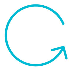 Fototapeta premium Restart Ui icon Android