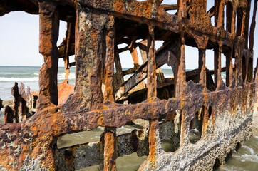 The Peter Iredale shipwreck