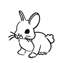 Design vector oneline drawing art of animals easy 