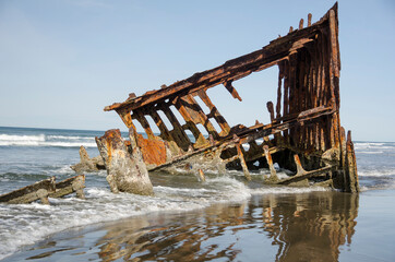 The Peter Iredale shipwreck