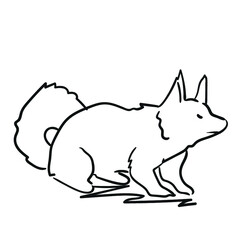 Design vector oneline drawing art of animals easy 