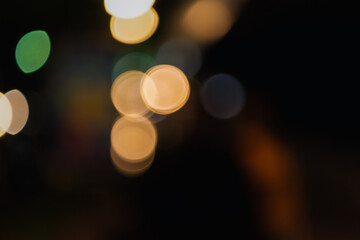 Light abstract bokeh background of light element