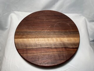 wooden lazy Susan 