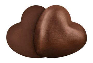 Chocolate sweet hearts. Love concept