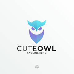 olw colorful logo icon combination