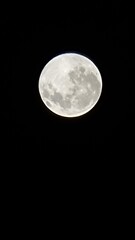 full moon over sky