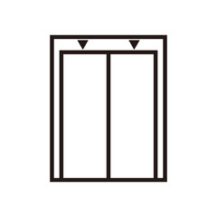 elevator icon vector sign symbol
