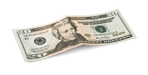 Classic paper 20 dollar Currency