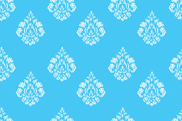 seamless raster pano wallpaper with vintage elements