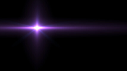 bright purple star with rays and highlights