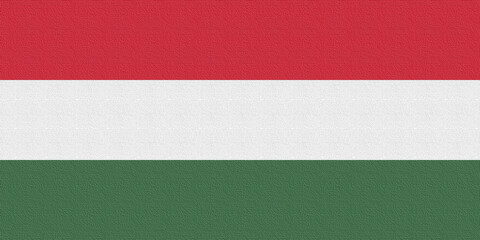Illustration of the national flag of Hungary