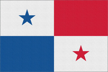 Illustration of the national flag of Panama