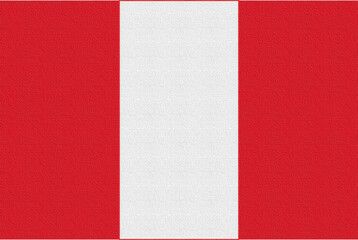 Illustration of the national flag of Peru