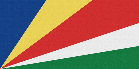 Illustration of the national flag of Seychelles