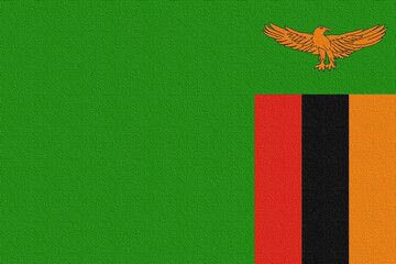Illustration of the national flag of Zambia