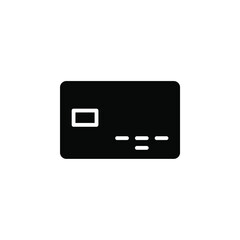 Credit Card, Payment Solid Icon, Vector, Illustration, Logo Template. Suitable For Many Purposes.
