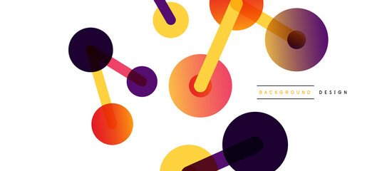 Network concept abstract background. Dots connection. Big data idea. Business template for wallpaper, banner, background or landing