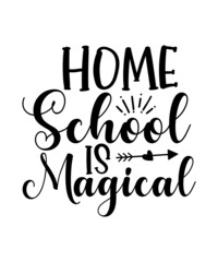 Homeschool SVG Bundle, Back to School Cut File, Kids' Home School Saying, Mom Design, Funny Kid's Quote, dxf eps png, Silhouette or Cricut,Home school Mama bundle svg