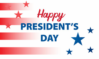 President's Day Background Design. Banner, Poster, Greeting Card. Vector Illustration