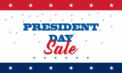 President's Day Background Design. Banner, Poster, Greeting Card. Vector Illustration