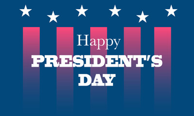 President's Day Background Design. Banner, Poster, Greeting Card. Vector Illustration
